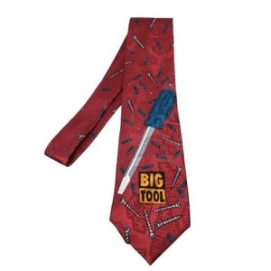 Vintage 90s‎ Remington Home Improvement Necktie Tool Time Tim's Big Tool TV Show